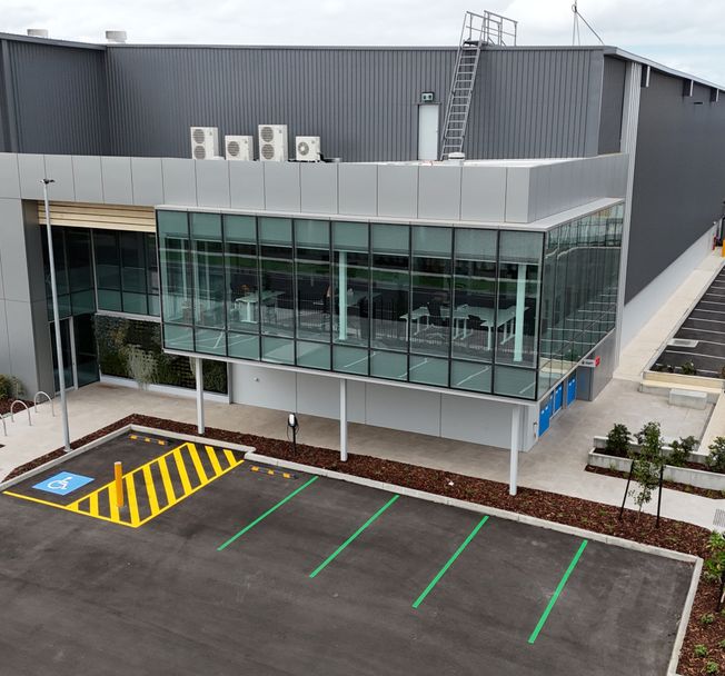 Industrial-grade aluminium cladding installation