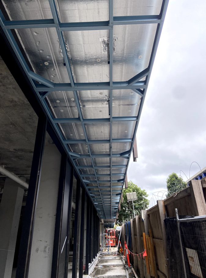 Durable aluminium cladding for industrial projects